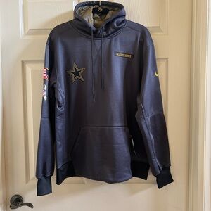 NWT Nike Dallas Cowboys Salute to Service Hoodie Authentic NFL Onfield Pullover